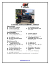 Load image into Gallery viewer, Trailmaster Sports Cross 1000cc 4X4