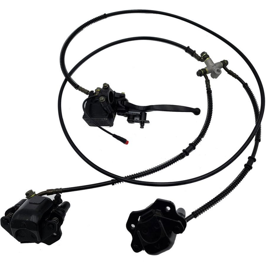 MotoTec Trike 1200/1800w Rear Hydraulic Brake Assembly - view 2