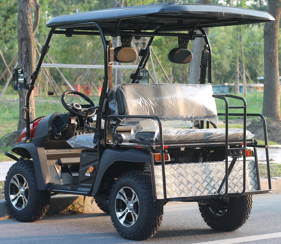 TrailMaster Taurus 50EV 4-Seat Electric Golf Cart, 60 Volt, Full DOT Light Package Included