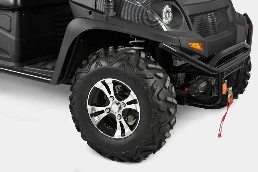 TrailMaster Taurus 450GX Gas Golf Cart, 26hp EFI Engine, 2x4/4x4 H/L Gear with Locking Differential