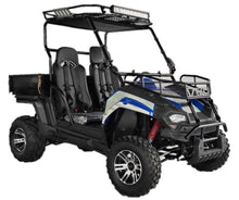 TrailMaster Challenger 200EUX UTV Side-by-Side, Front Cargo Rack, Rear Dump Bed, Deluxe Alloy Wheels, LED Light Bar