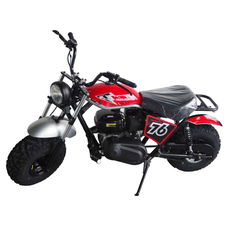 TrailMaster Hurricane 200X Mini Bike, 196cc 6.5hp with Torque Converter, Dual Disc Brake, Front & Rear Suspension