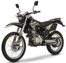 TrailMaster T5 Dual Sport Dirt Bike, 5-Speed Manual, 223cc Engine, Dual Disc Brakes, Electric Start with Kick backup, (21/18) Wheels