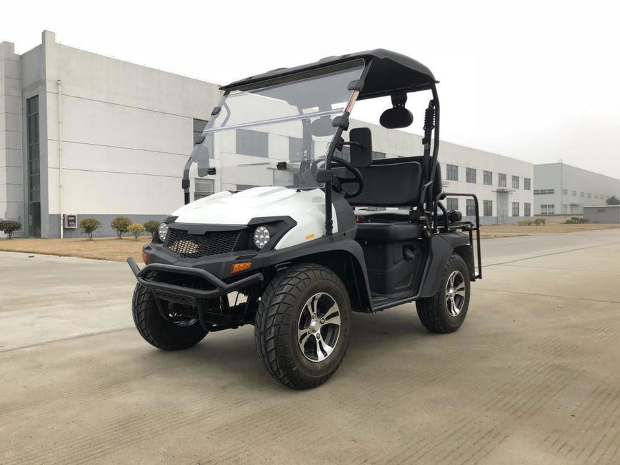 TrailMaster Taurus 200E-GX UTV Gas Golf Cart, Full Length Roof, 4-Seat, DOT Approved, Electronic Fuel Injection
