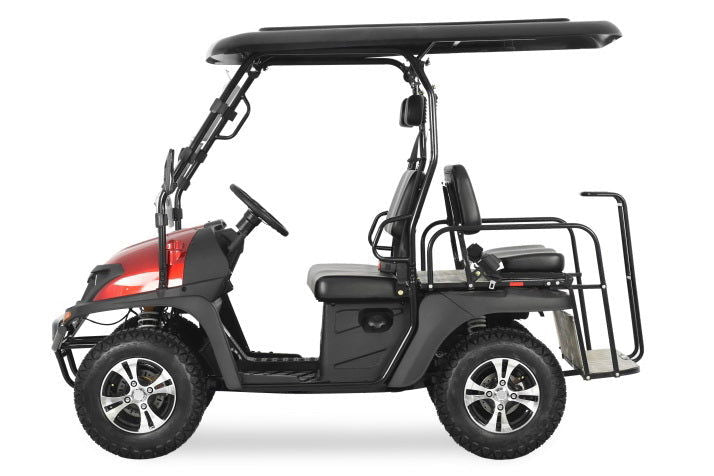 TrailMaster Taurus 200GX UTV Gas Golf Cart, Full Length Roof, 4-Seat, DOT Approved