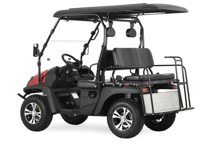 TrailMaster Taurus 200GX UTV Gas Golf Cart, Full Length Roof, 4-Seat, DOT Approved