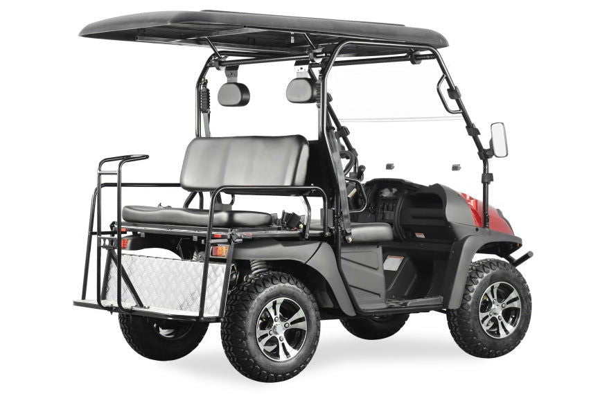 TrailMaster Taurus 200GX UTV Gas Golf Cart, Full Length Roof, 4-Seat, DOT Approved