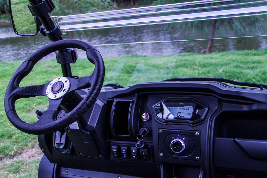 TrailMaster Taurus 80ED-GV 6-Seat Electric Golf Cart, 72 Volt, Extended Roof