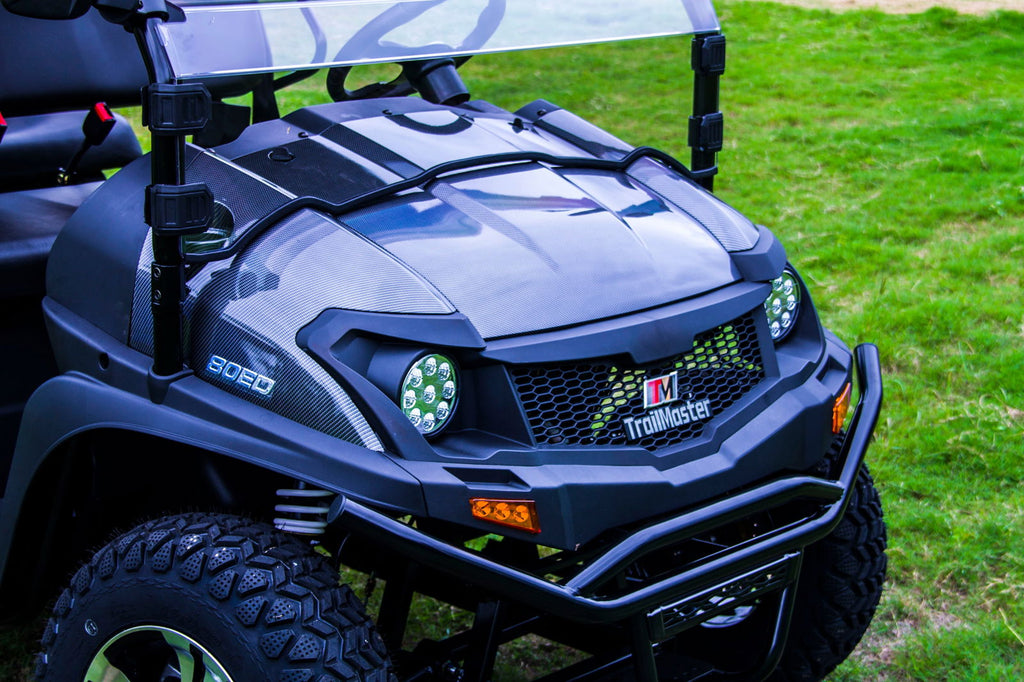 TrailMaster Taurus 80ED-GV 6-Seat Electric Golf Cart, 72 Volt, Extended Roof