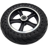 MotoTec 48v 700w Folding Trike Front Wheel Solid Tire - 700w-Front-Wheel-Solid-Tire