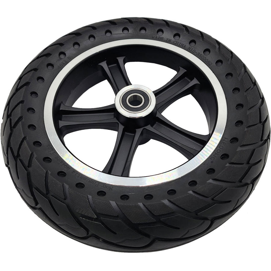MotoTec 48v 700w Folding Trike Front Wheel Solid Tire - view 2