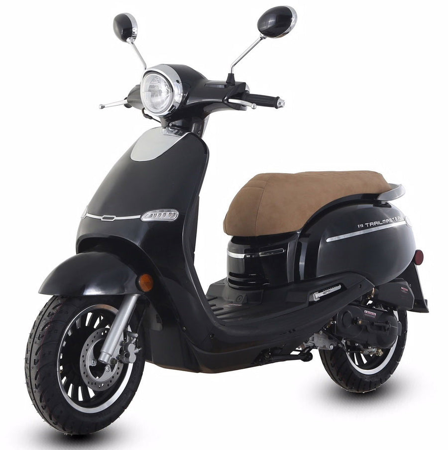 TrailMaster Turino 50cc Street Scooter, 12" Wheels, Ships Fully Assembled