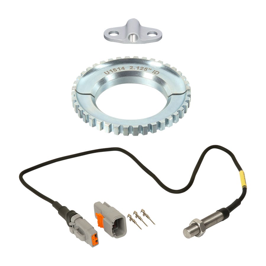 Strange Driveshaft Speed Sensor Kit | For Strange Ultra Case Taper/Ball Pinion Support | Using 35 Spline Yoke or Coupler