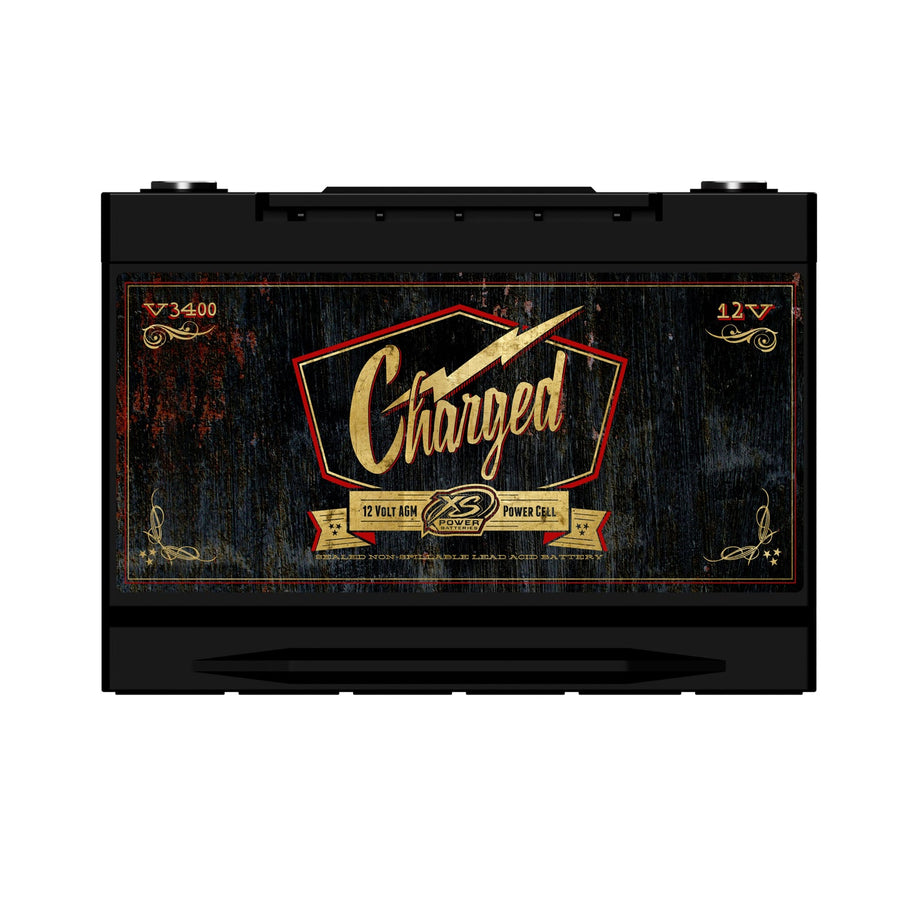 XS Power V3400 Group 34 Vintage 12V AGM Battery