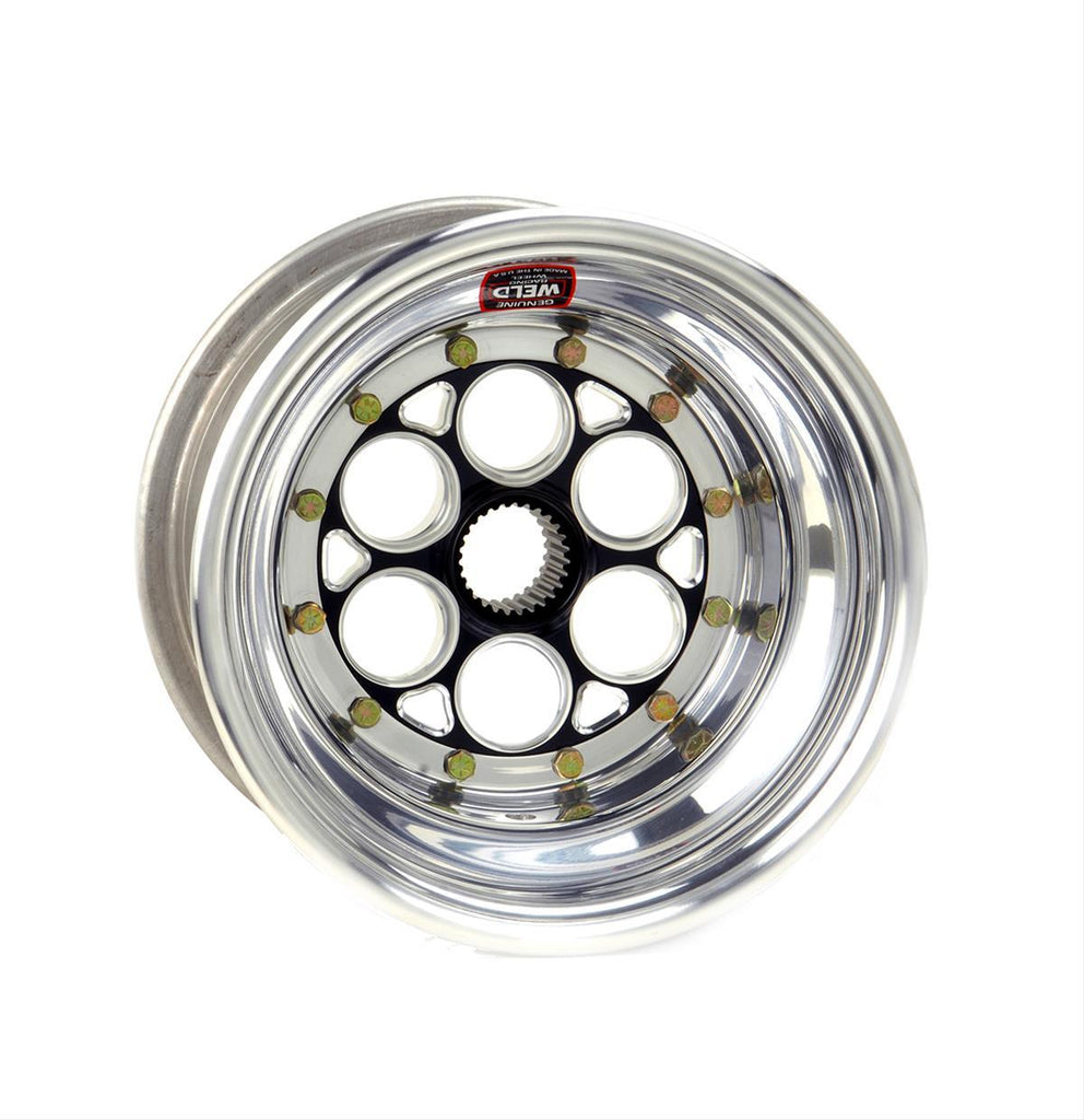 15x15 Blk Magnum Sprint Wheel  6in BS - DB