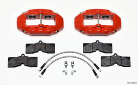 Front Brake Kit 65-82 Corvetee Red