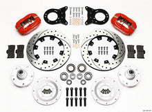 Load image into Gallery viewer, Front Disc Brake Kit Red HD 65-69 Mustang
