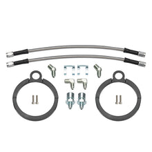Load image into Gallery viewer, Flexline Kit 12in 3/8-24 to 90 Deg Clamp-On Tab