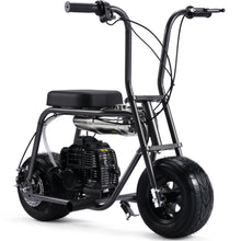 MotoTec Wild Rover 49cc 2-Stroke Kids Gas Mini Bike Grey