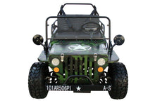 Willys Style Jeep Go Kart, 125cc Gas Engine, 3-speed with Reverse
