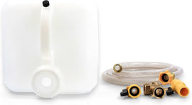 Camco 65501 gravity flow engine winterizing system with reinforced hose and brass valve