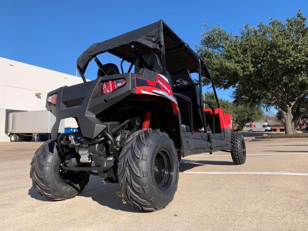 TrailMaster Challenger 4-200 4 seater UTV side-by-side Deluxe Extended Model for Adults & Teens