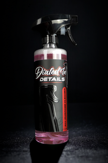 Dialed In Details All Purpose Cleaner for automotive interior and exterior cleaning