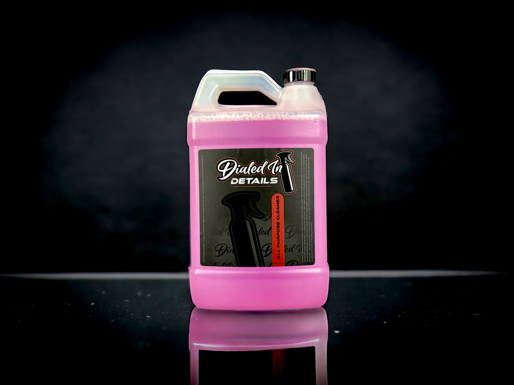 Dialed In Details All Purpose Cleaner safe for multiple automotive surfaces