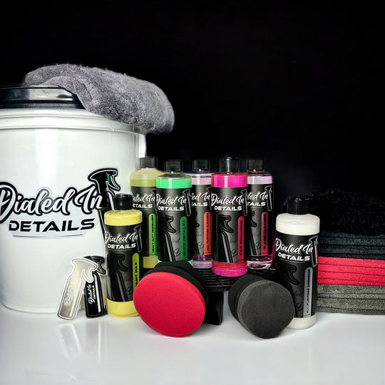 Dialed In Details Bracket Bucket Kit complete automotive detailing kit