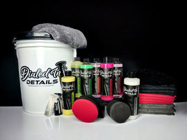 Dialed In Details Bracket Bucket Kit complete automotive detailing kit