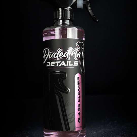 Dialed In Details Glass Cleaner ammonia-free and tint safe formula