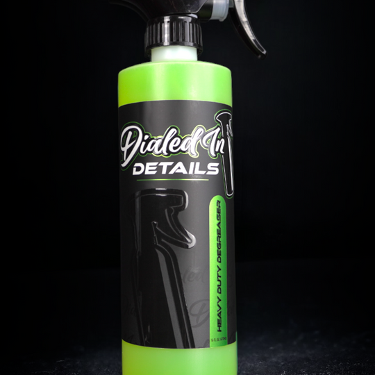 Dialed In Details Heavy Duty Degreaser for automotive grease and oil removal