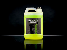 Load image into Gallery viewer, Dialed In Details Heavy Duty Degreaser cleaning brake dust from vehicle wheels