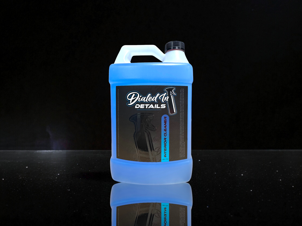 Dialed In Details Interior Cleaner used for household surface cleaning