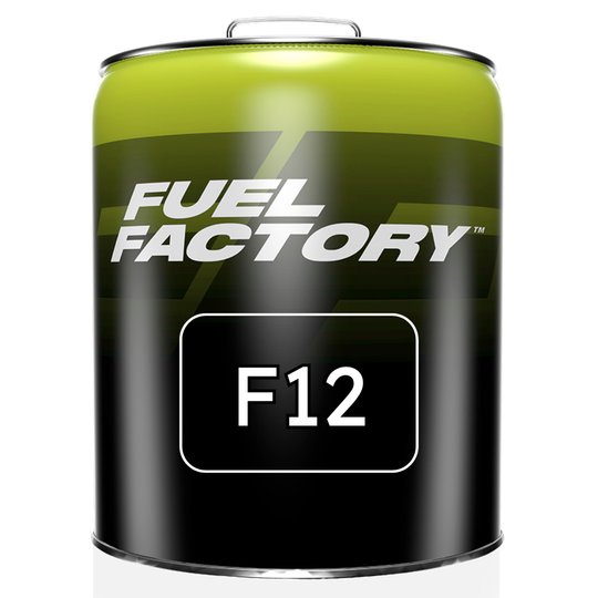 Fuel Factory F12 race fuel 5 gallon pail high performance racing gasoline