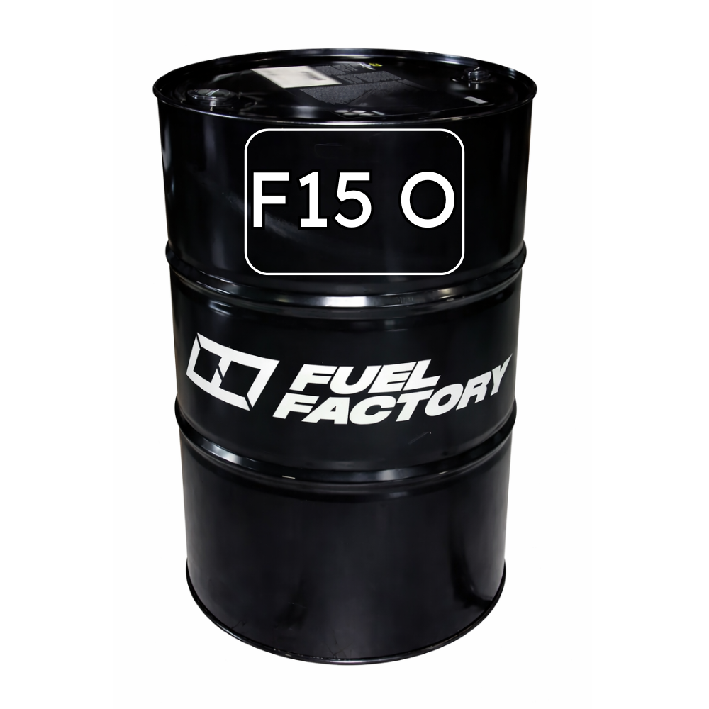 Fuel Factory F15 oxygenated race fuel 54 gallon drum high performance racing gasoline bulk fuel