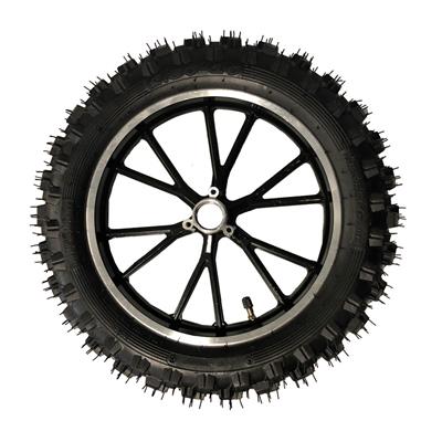 MotoTec 50cc Demon Front Wheel Complete 2.50-10