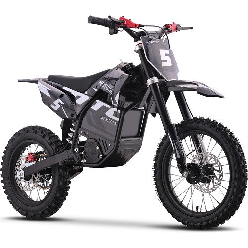 NEW! MotoTec 60V Pro Electric Dirt Bike 2000w Lithium, 15.6Ah, brushless, front and rear suspension and hydraulic brakes - 100 % Financing Available!