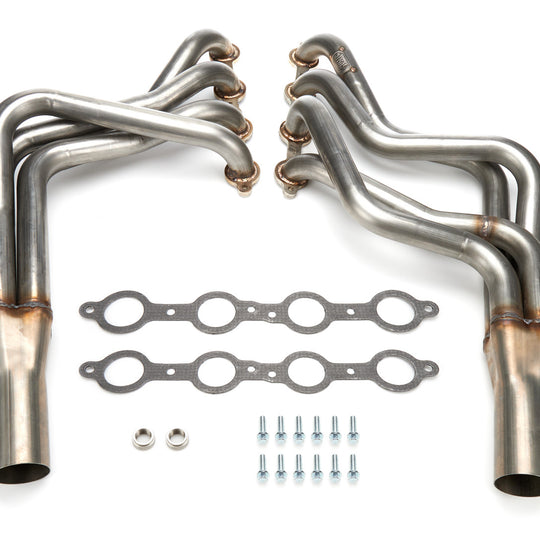 Hedman 45817 LS swap long tube headers pair for 1973-1977 GM A-body stainless steel 1-7/8 primary 3 inch collector