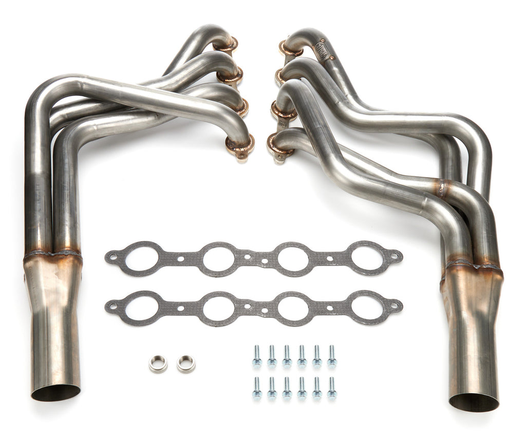 Hedman 45817 LS swap long tube headers pair for 1973-1977 GM A-body stainless steel 1-7/8 primary 3 inch collector