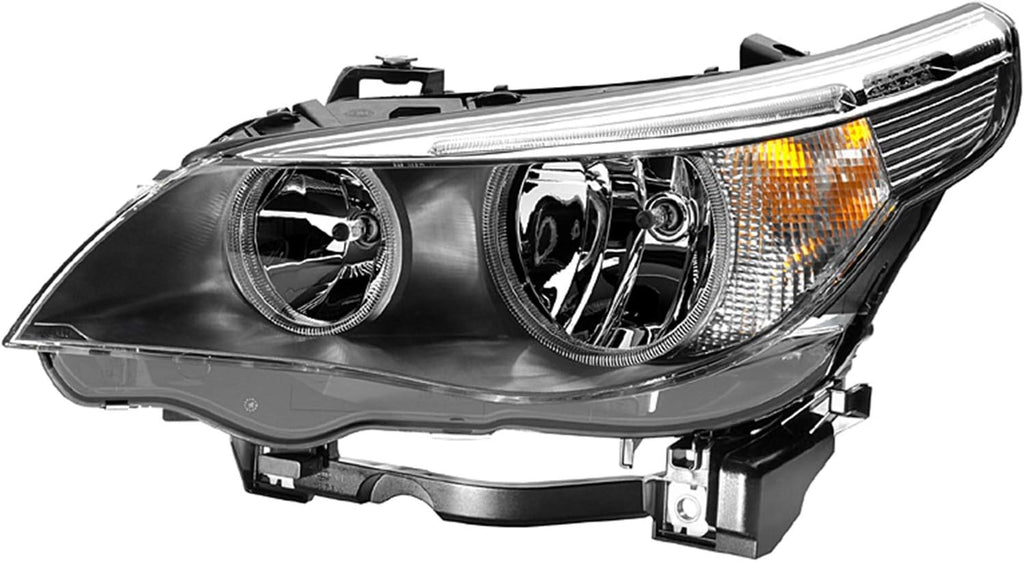 HELLA 008673111 driver side headlight assembly for BMW 5 series E60 E62 halogen