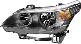 HELLA 008673111 driver side headlight assembly for BMW 5 series E60 E62 halogen