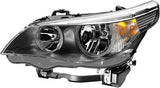 HELLA 008673111 Driver Side Headlight Assembly – BMW 5 Series E60/E62 (2003–2007, Halogen)