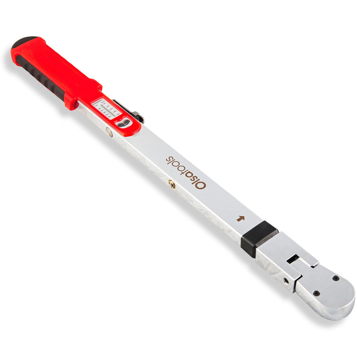 Split Beam Torque Wrench With Flex Head