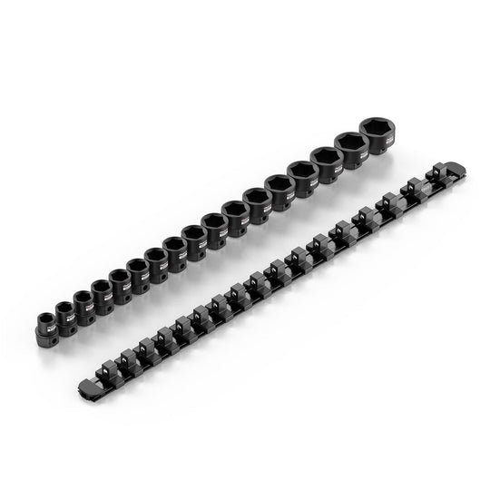 Olsa Tools Stubby Impact Socket Sets, 3/8", Metric