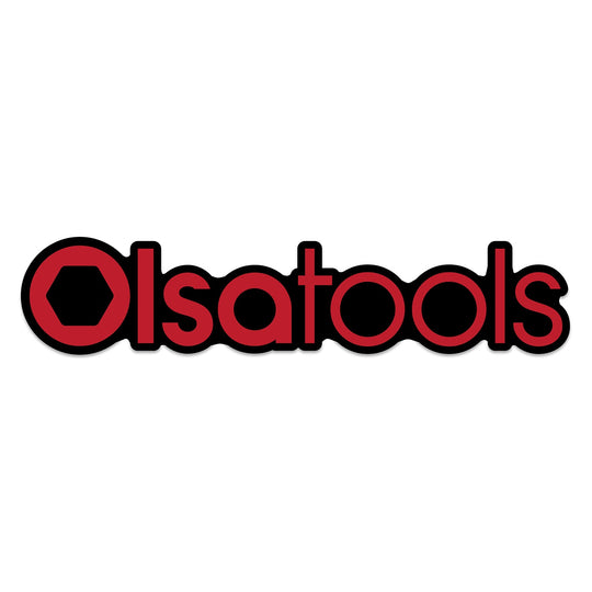 Olsa Tools Logo Sticker, red
