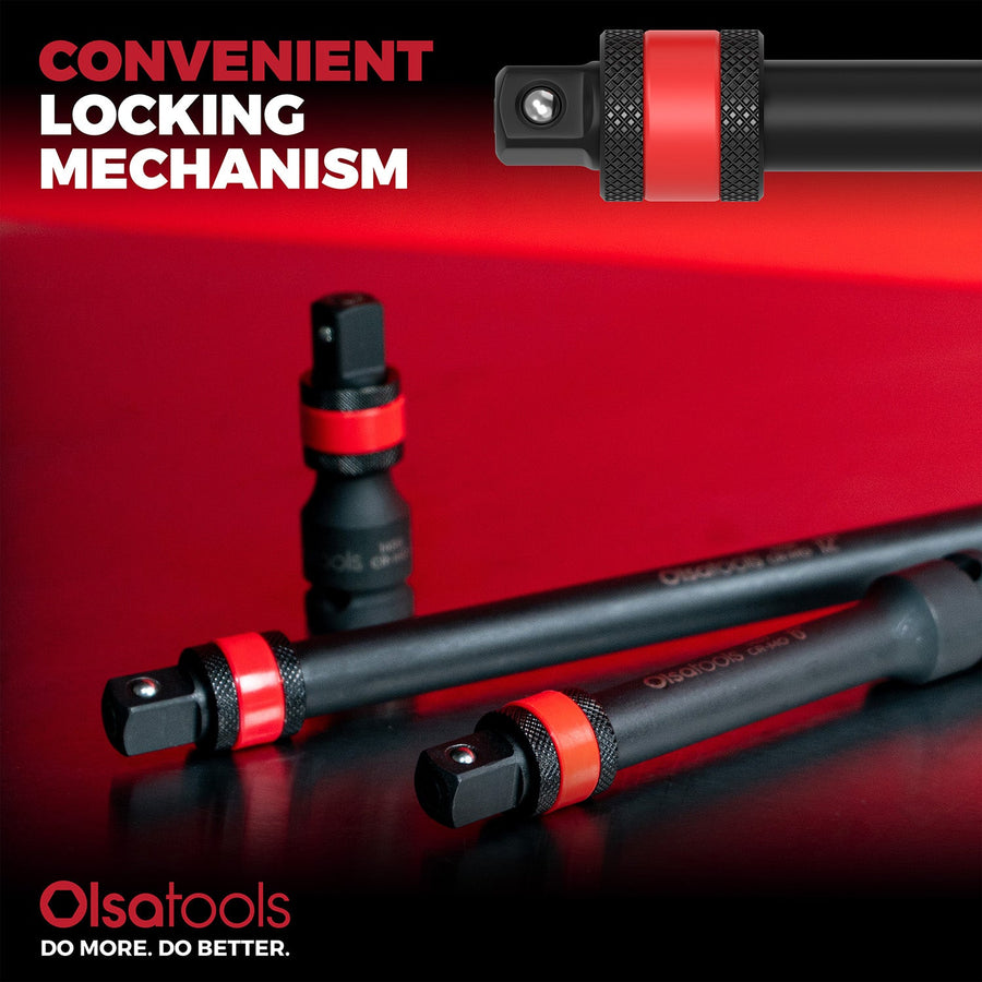 Locking Impact Socket Extensions