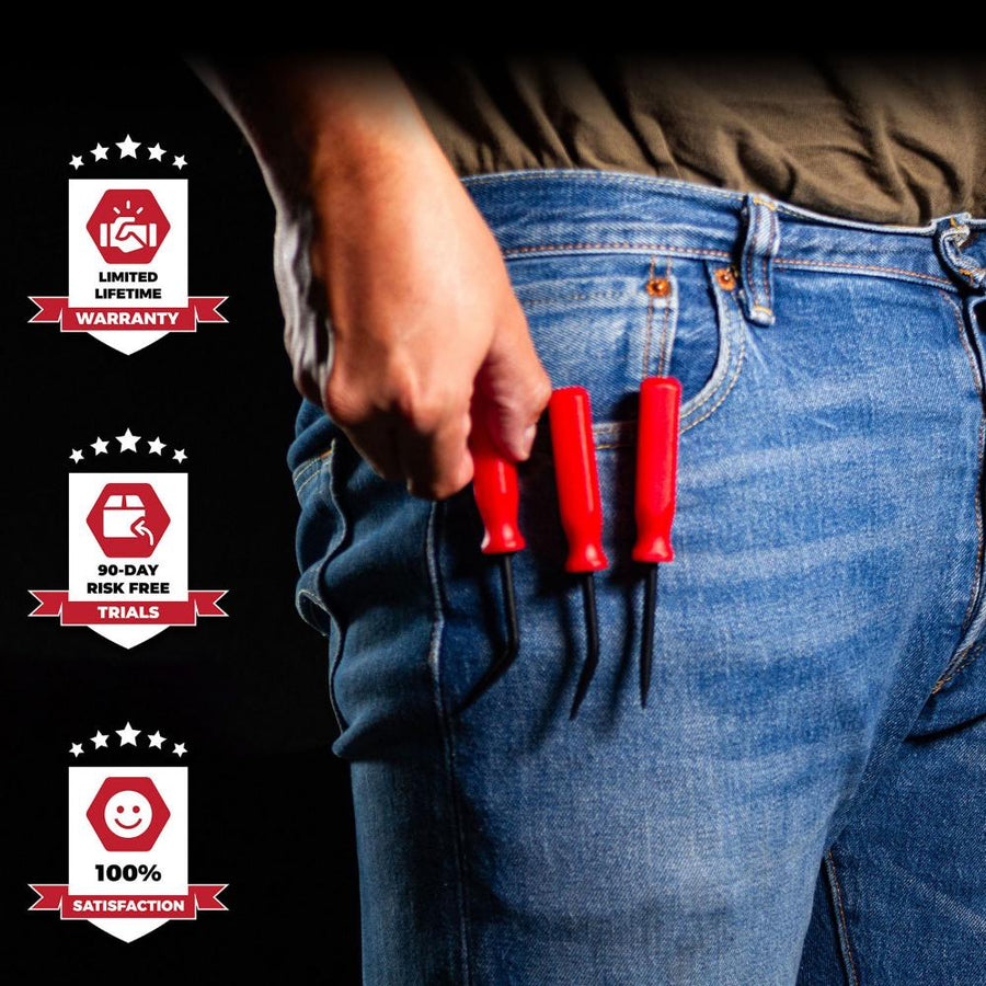 3pc Pocket Pry Bars