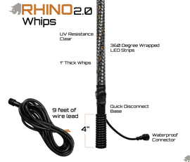 Rhino RGB Whips 2.0 - Lee Motorsports