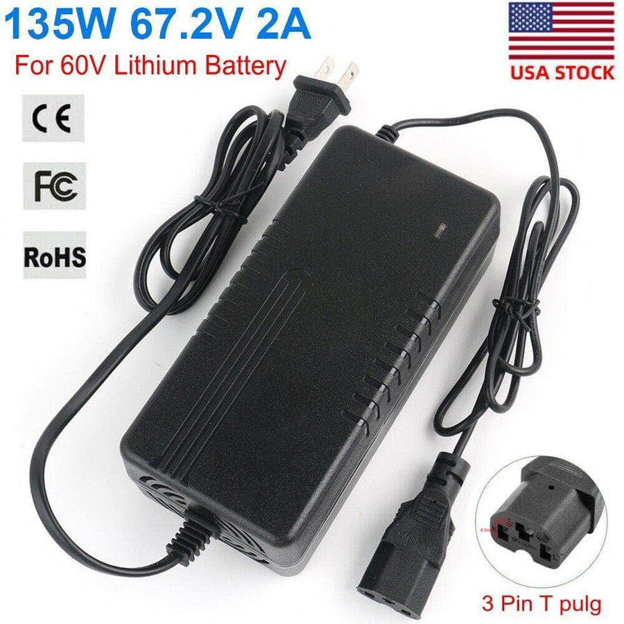 MotoTec 60v Lithium Charger PC Connector